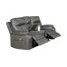 Addison Leather Reclining Loveseat Grey